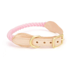 Luxe Royal Leather Dog Collar with Durable Brass O-Ring-25