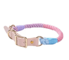 Luxe Royal Leather Dog Collar with Durable Brass O-Ring-68