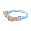 Luxe Royal Leather Dog Collar with Durable Brass O-Ring-77